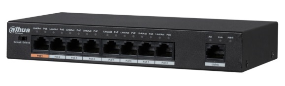 8-port 10/100Mbps Fast Ethernet Switch PoE DAHUA PFS3009-8ET-96
