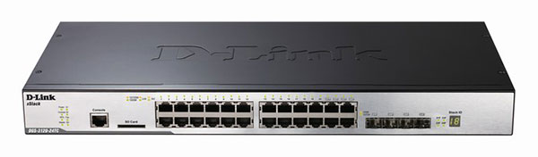24-Port Gigabit L2 Stackable Managed Switch D-Link DGS-3120-24TC/ESI